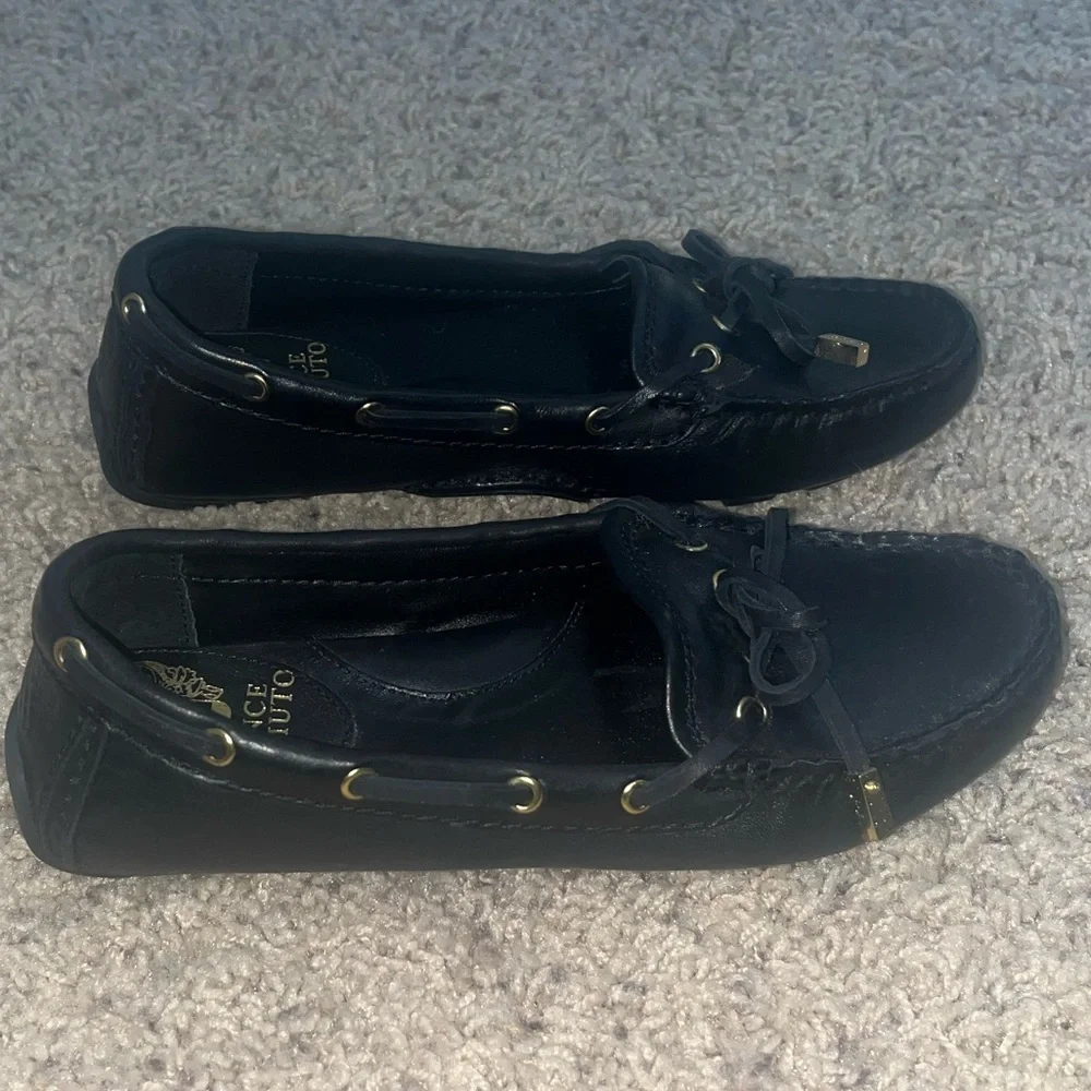 Vince Camuto Black Flats